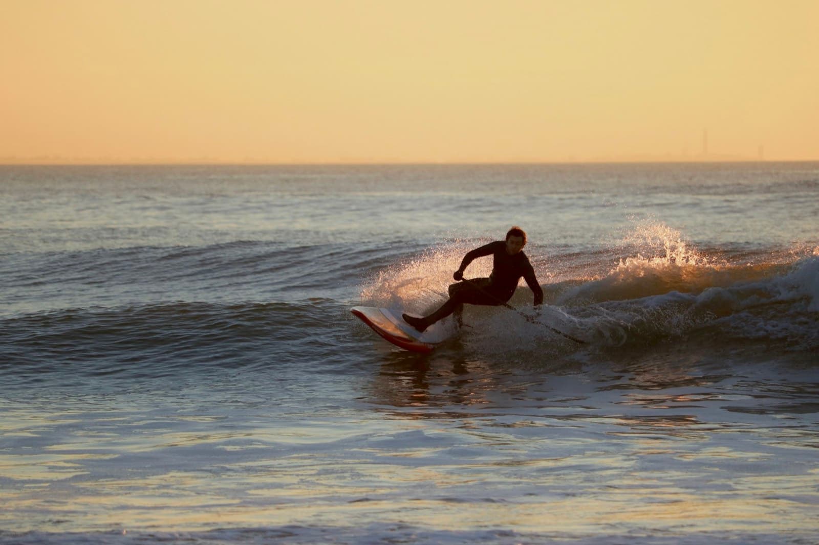 Surfing in Carcavelos