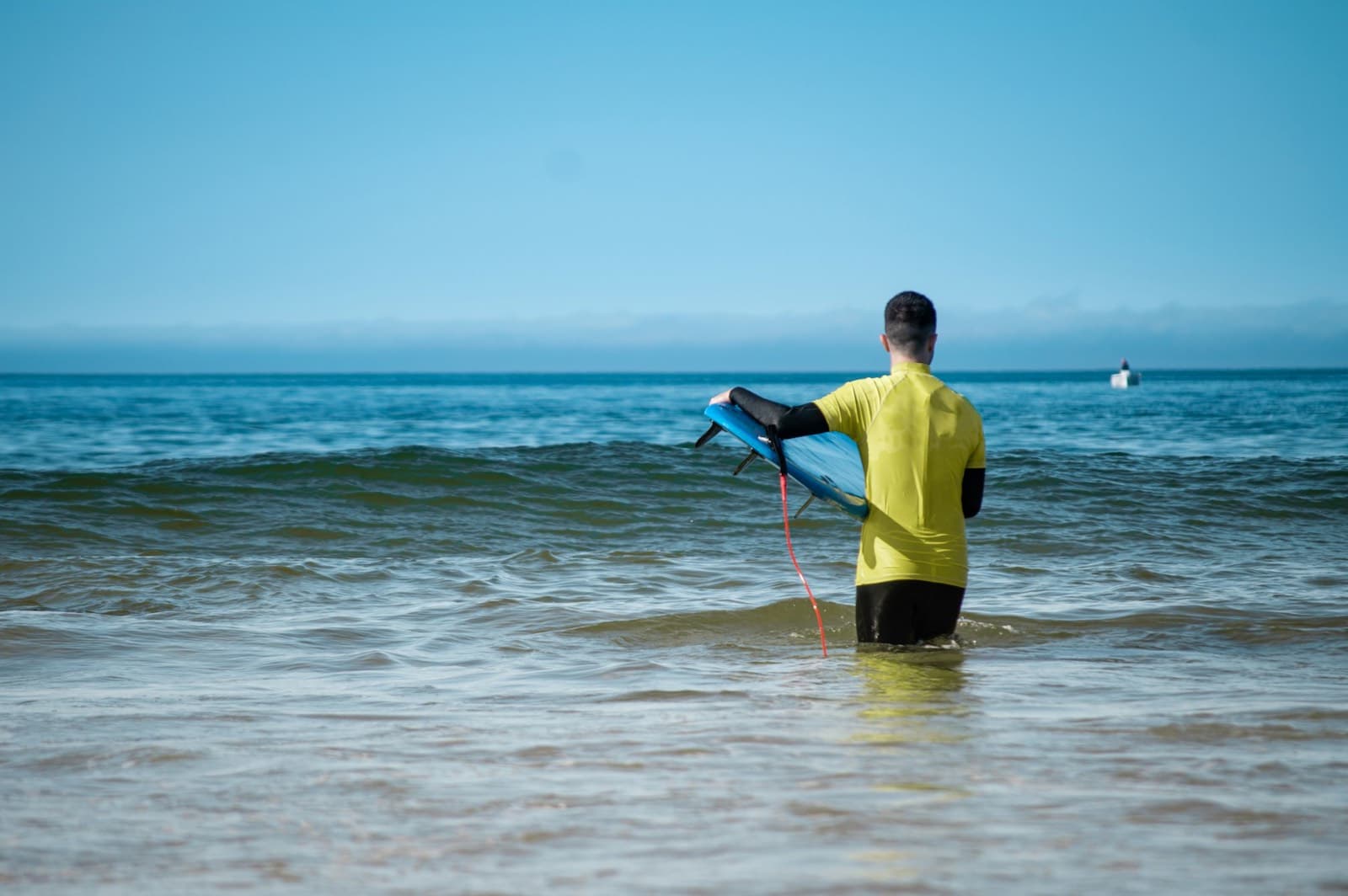 Surfing in Carcavelos