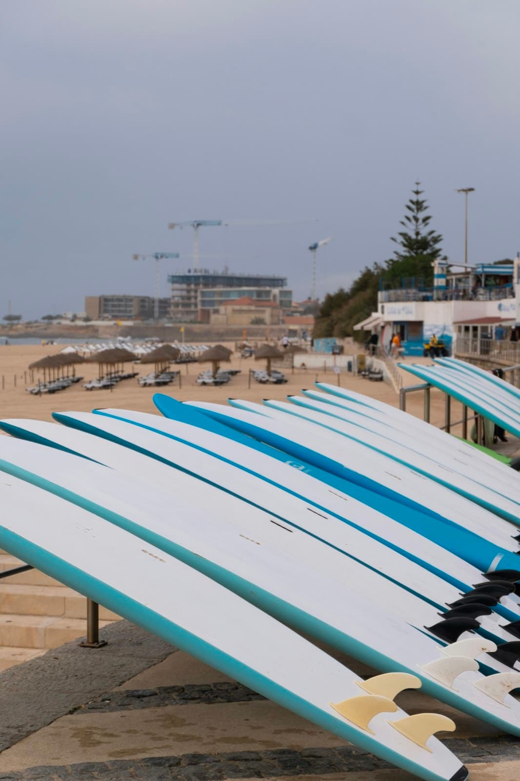 Surfing in Carcavelos