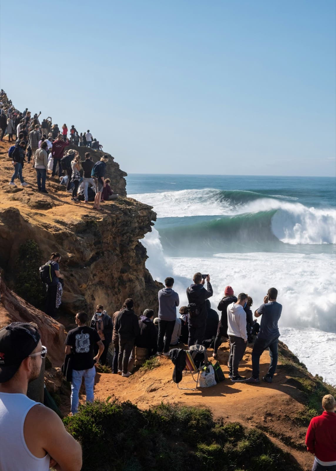 The coast in Nazaré