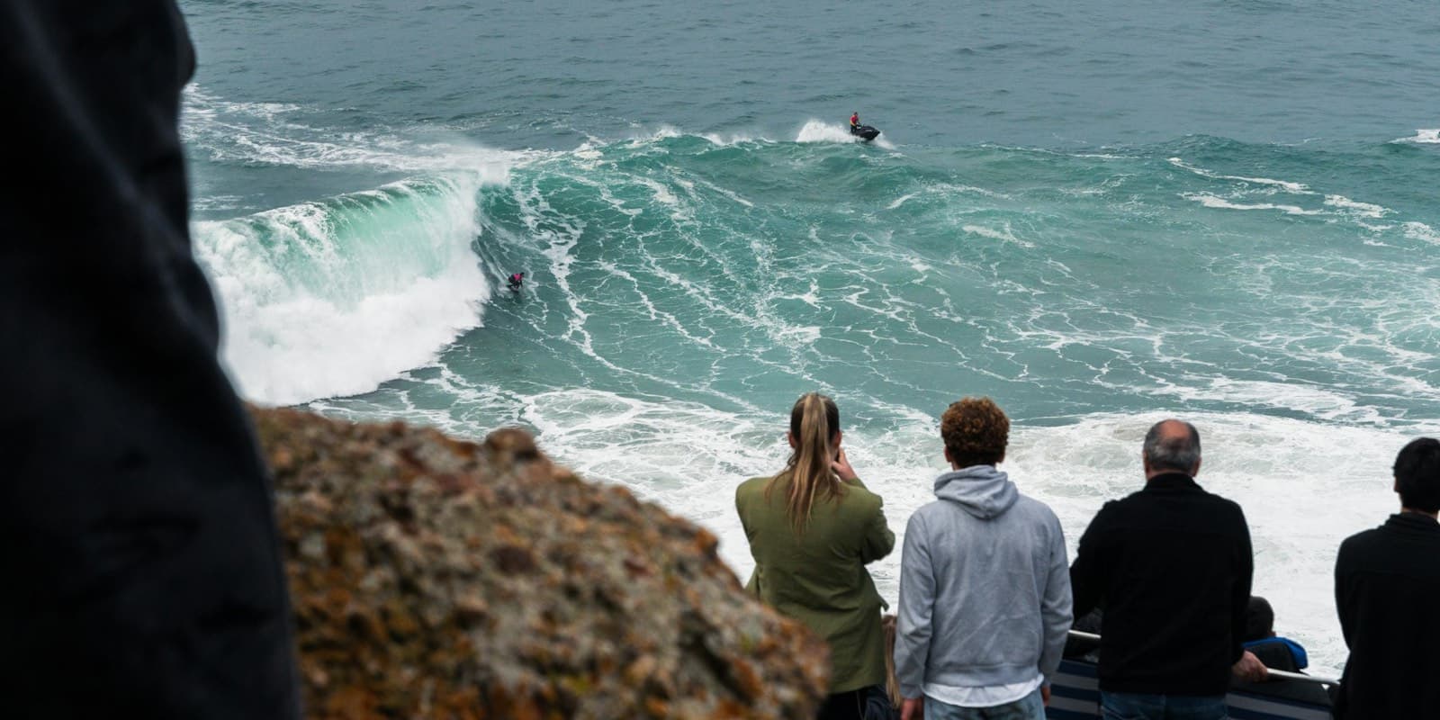 Surfing in Nazaré