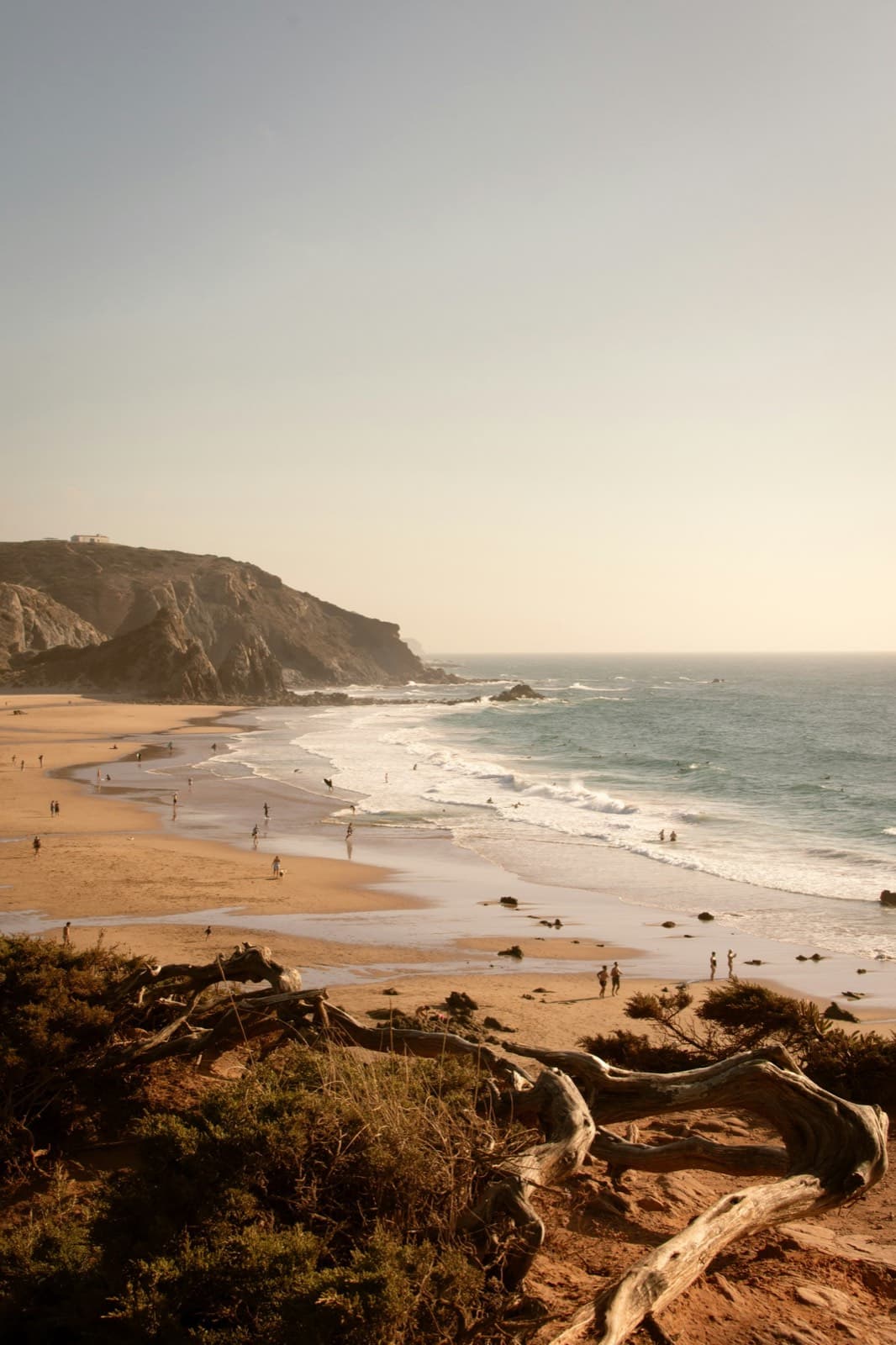 The beach at Praia do Amado