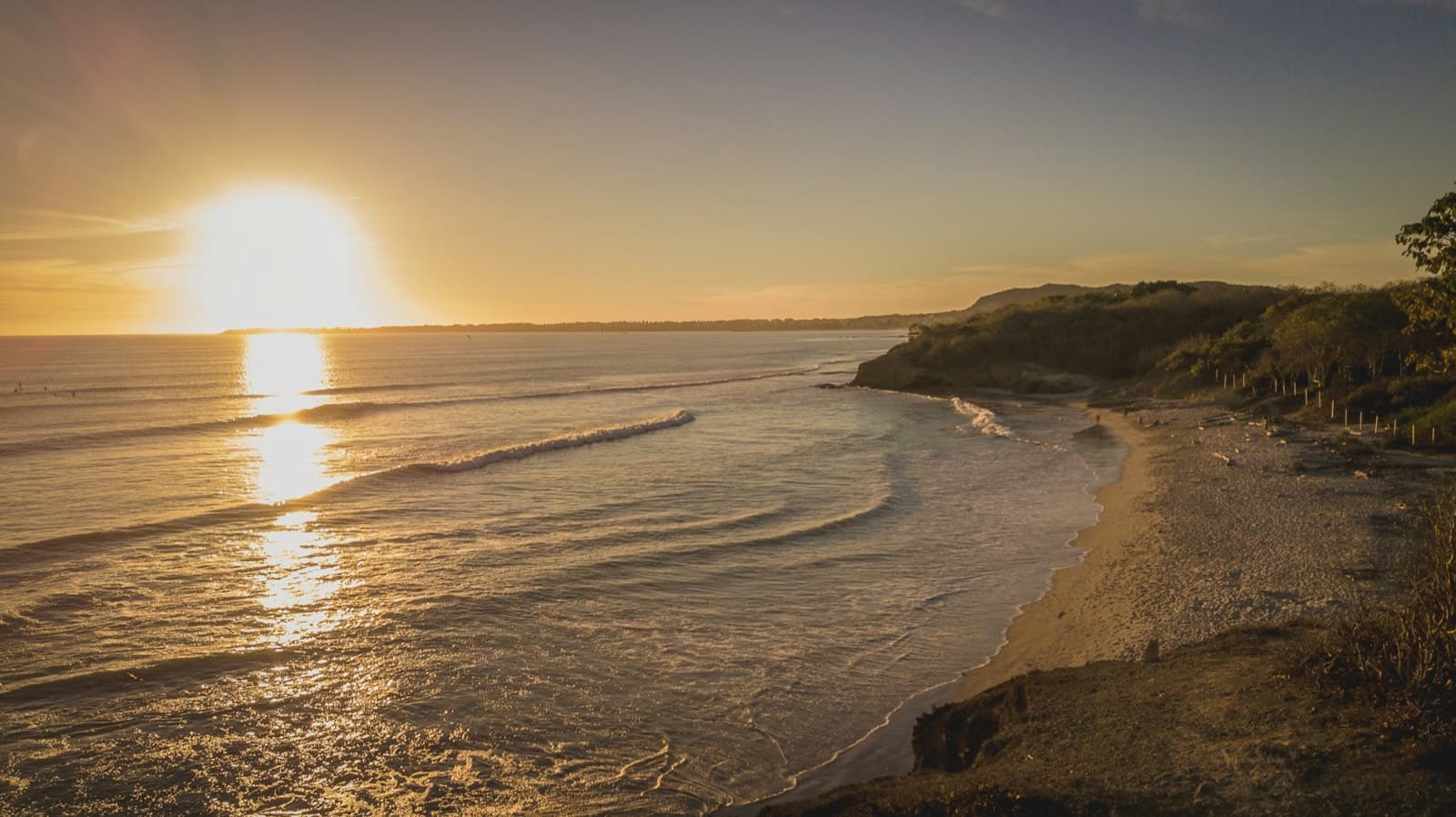 The coast in La Lancha