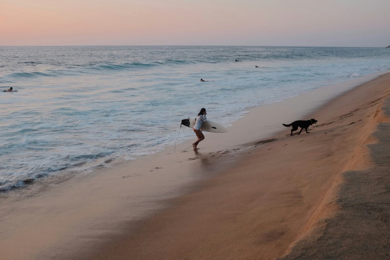 Surfing in San Pancho