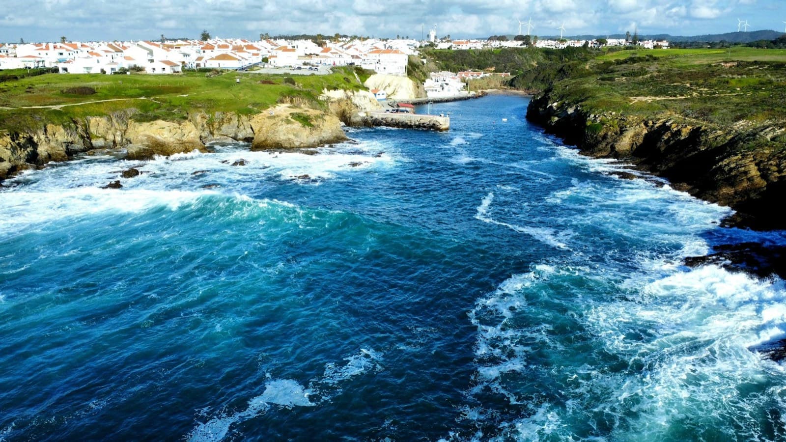 The coast in Vila Nova de Milfontes