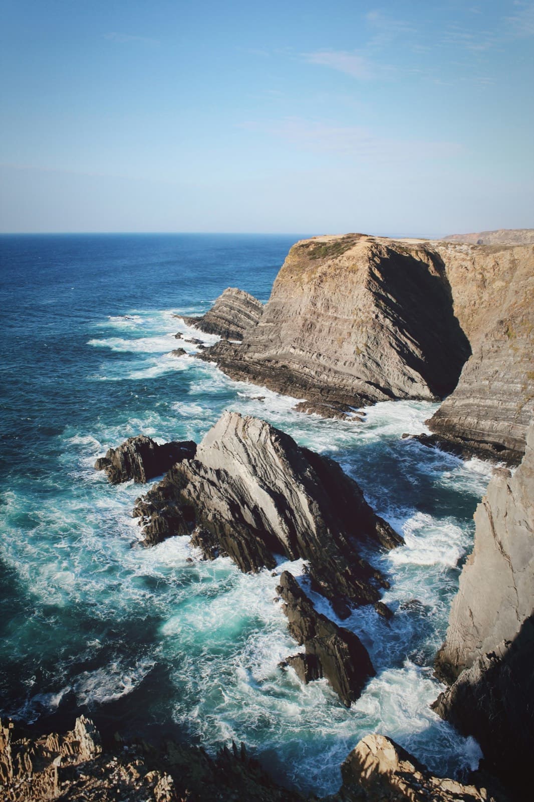 The coast in Vila Nova de Milfontes